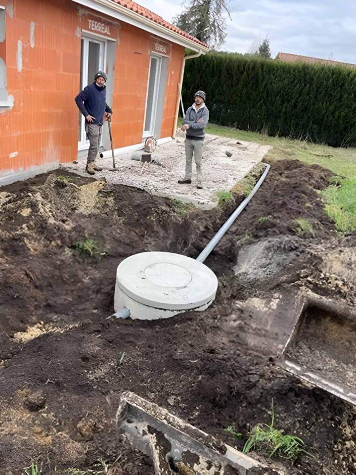 Puit de drainage Landes
